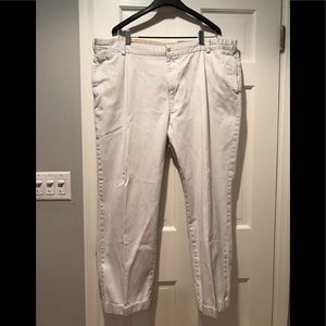 Bills Khakis Classic Fit, pleated with cuffs,sz 46